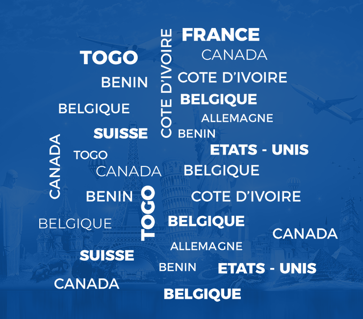 Estrelia Services — nos destinations